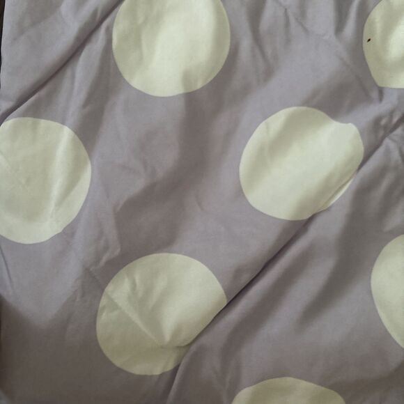 Pottery Barn Kids Lavender cozy dot Diamond Quilted Comforter + ShamsFull/ Queen - Picture 2 of 8